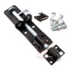 Ironmongery Brenton Bolt Door Lock - 225mm Sliding Padbolt with Japanned Black Finish - Gate Bolts for Wooden Gates, Garden Shed, Wooden Shed, Garage Door Lock Strong Anti Rust Garden Gate Lock  225mm #550 - Image 3