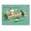 Cast Iron Rim Large Lock With Brass Fitting (Brass / Beehive Knob Optional ) -200mm # 2671 - Image 2