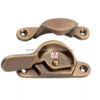 Brass Window Sash Fitch Fastener 65x75mm #2578 - Image 2