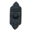 Cast Iron Door Bell Button Oblong Press 95mm #1044 - Image 3