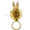 Brass Solid Goat Door Ring Knocker 200mm #1123 - Image 2