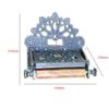 Cast Iron Toilet Paper Holder – Victorian Style Wall Mounted - Toilet Loo Roll Holder - Novelty Black Finish 210mm #1381 - Image 2