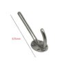 Polish Chrome Aluminum Hat & Coat Hook Victorian Hanger #20305 - Image 2