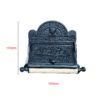 Cast Iron Retro Collections Sentry Paper Company Patent Toilet Paper Holder - Wall Mounted -Toilet Paper Holder for Bathroom Black Finish 170mm #252 - Image 2