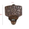 Cast Iron Vintage Bottle Opener Wall Mounted “BEAR-O-CLOCK” 150mm # 2538 - Image 2