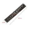 Cast Iron "PLEASE KNOCK" Sign Plaque Door Wall Fence Post Cafe Shop Pub Hotel Bar Work Natural Lacquer Vintage Finish 200mm #3107 - Image 2