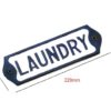 Cast Iron "LAUNDRY " Sign Plaque Door Wall Cafe Shop Pub Hotel Bar Work B/White Vintage Finish 220mm #3777 - Image 2