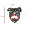Cast Iron Bottle Opener-Bull Dog 110mm#3958 - Image 5