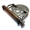 Cast Iron Traditional Design Borough of London WC1 Patent Pending Vintage Victorian Mounted Toilet LOO Roll Holder Natural Finish 190mm #6349 - Image 3
