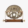Brass Retro Collections Traditional GWR Toilet Paper Roll Holder - Wall Mounted - Victorian Style Toilet Paper Holder for Bathroom – Novelty Brass Toilet Roll Holder - Easy Installation Brass Antique Finish 190mm #6355 - Image 3