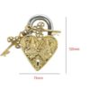 Vintage Handmade Door Lock - Ganesh For Antique Door 120mm #6313 - Image 2