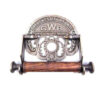 Cast Iron Great Western Railway (GWR) Toilet Roll Holder - Wall Mounted - Victorian Style Toilet Paper Holder for Bathroom – Novelty Natural Finish  190mm #242