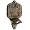 Cast Iron Vintage Bottle Opener Wall Mounted “BEAR-O-CLOCK” 150mm # 2538 - Image 3