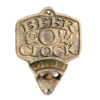 Cast Iron Vintage Bottle Opener Wall Mounted “BEAR-O-CLOCK” 150mm # 2538 - Image 4