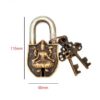 Vintage Handmade Door  Lock- Goddess For Antique Doors 115mm #6322 - Image 2