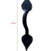 Hand Forged Iron Large Leaf Design Door Pull Handle Herrajes Castellanos Manillon 375mm #1016 - Image 2