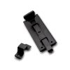 Forged Iron Straight Fish Tail Bolt Black powder coated Finish Heavy Duty Antique Slide Door Latch Lock - Ideal for Doors, Windows and Cupboards 125mm #1206 - Image 3