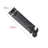 Hand Forged Wrought Iron Slide Gate Bolt Fleur de Lys style 220mm #1208 - Image 2