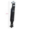 Anvil Hand Forged Iron Large Door Pull Handle Braided Design Matt Black Finish Herrajes Castellanos Manillon 520mm #1309 - Image 2