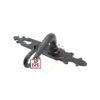 Cast Iron Door Handle On Plate 260mm #1449 - Image 3
