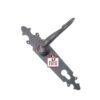Cast Iron Door Handle On Plate 260mm #1449 - Image 6