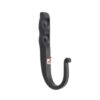 Hand Forged Iron Coat Hook 85mm #1588 Black Finish - Image 5