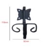 Hand Forged Iron Hook 110mm #1639 - Image 2