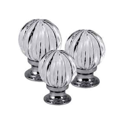 GLASS CRYSTAL DOOR  KNOB 75mm #2023 - Image 4