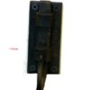 Hand Forged Iron Door Bolt Straight Curly Tail Black Antique, Surface Mounted Door Bolt, Sliding Door Lock, Lock Bolts for Securing Internal Doors for Bedrooms, Bathrooms, Storage Units and Cupboards Black Powder Coated Finish 110mm #2288 - Image 2