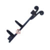 Hand Forged Iron Wall Hook-Two Hangers 205mm #234 - Image 2