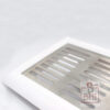 Stainless Steel PVC Air Vent Grill, Stainless Steel Ventilation Grille, Satin Nickel Finish Ventilation Mesh, Suitable for Cabinets, Furniture Ventilation  160mm #2395 - Image 4