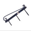 Hand Forged Iron Wall Hook-Three Hangers 175mm #240 - Image 2