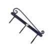 Hand Forged Iron Wall Hook-Three Hangers 175mm #240 - Image 3