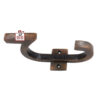 Cast Iron Hat & Coat Hook 120mm #2616 Copper Antique Finish