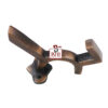 Cast Iron Hat & Coat Hook 110mm #2626 Copper Antique Finish