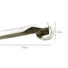 Zinc Door Handle 130x50mm DIA #2717 - Image 2