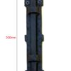 Cast Iron Door Bolt Straight Black Surface Mounted Door Bolt, Sliding Door Lock, Lock Bolts for Securing Internal Doors for Bedrooms, Bathrooms, Storage Units and Cupboards Black Powder Coated Finish 300mm #2292 - Image 2