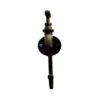 Cast Iron Garden Water Tap Coat Hook 195mm #673 Antique Brass and Black Finish