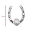 Cast Iron Coat Hook Horse Shoe Equine Style 100mm #687 - Image 2