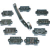 Cast Iron Hat and Coat Hanger Hook "Underground" English Railways 110mm #680 - Image 4