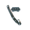Robust Cast Iron Hat & Coat Hook-and-plaque with text "GWR- England Great Western Railways 110mm #1266 Black / Rustic / Natural Lacquered Finishes - Image 3