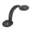 Hand Forged Wrought Iron Door Pull Handle Bean Cusp Manillon 100mm #1313 - Image 3