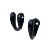 Cast Iron Coat Hook 55mm #1674 Black Finish - Image 2