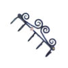 Hand Forged Iron Wall Hook-Five Hangers 185mm #235 - Image 3