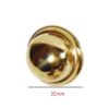 Decorative Nail Heads Brass Antique Domes Nails -32mm #1084 - Image 2