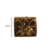Decorative Nail Heads Brass Square flower Domes 50mm #1106 - Image 2