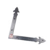 Cast Iron Corner Strap Fancy Fleur De Lys 300mm #1510 - Image 3