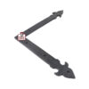 Cast Iron Corner Strap Fancy Fleur De Lys 300mm #1510 - Image 4