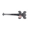 Cast Iron Door Hinge Double Mustache  250mm #1642