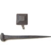 Decorative Nail Heads Hand Forged Iron Beautiful Square Clavos  - 10X10X75mm #1829